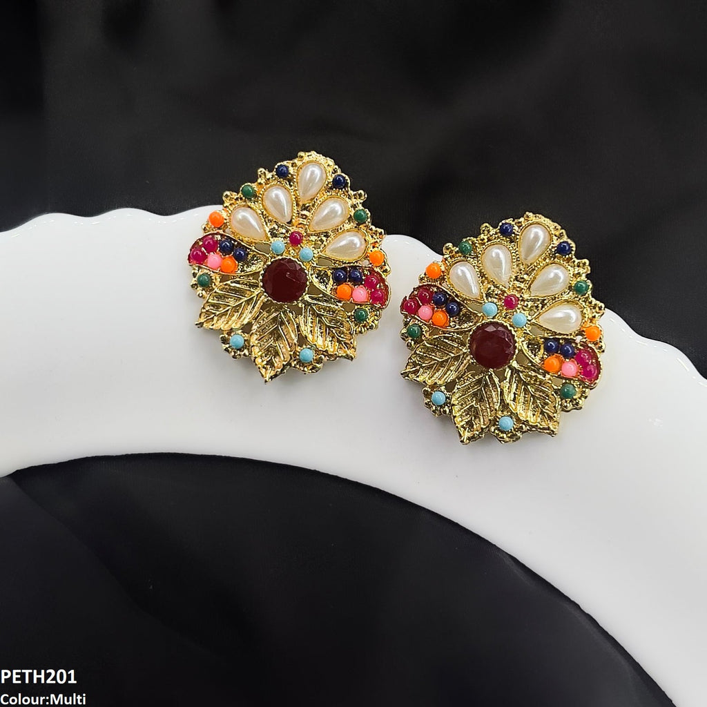 Leaf Pearl Tops Pair
