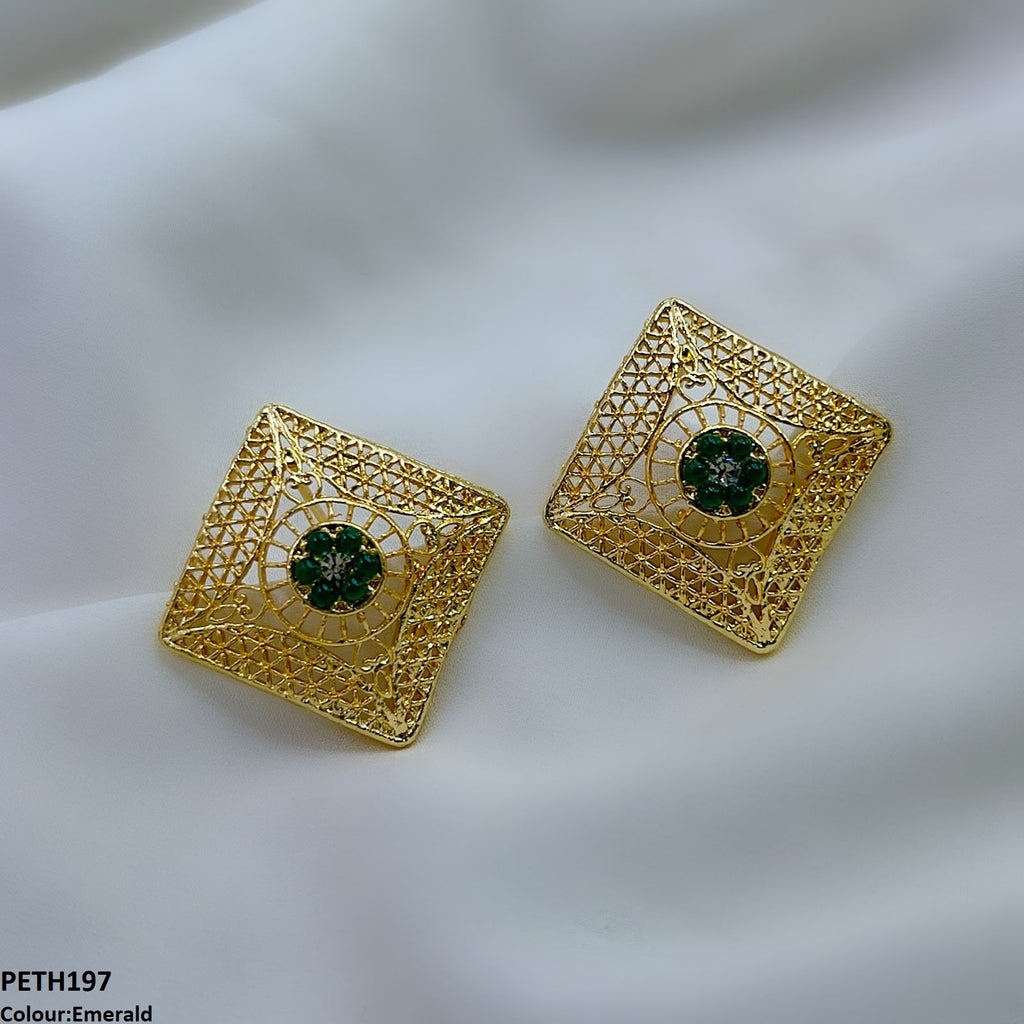 Flower/Square Tops Pair