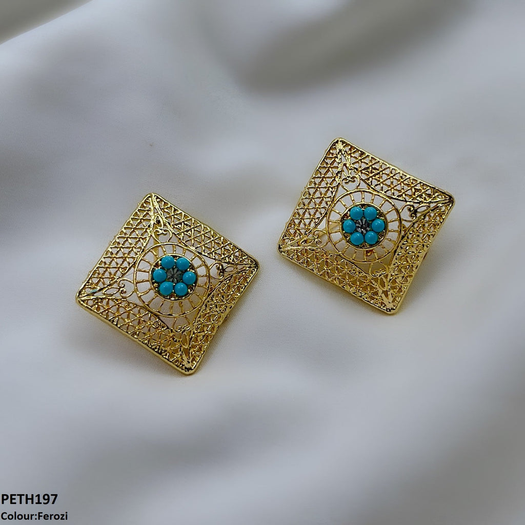 Flower/Square Tops Pair