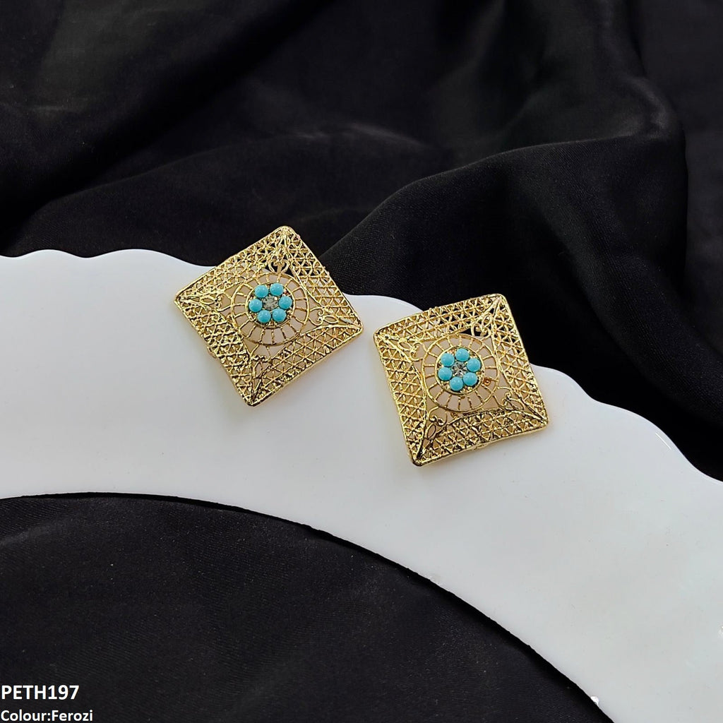 Flower/Square Tops Pair