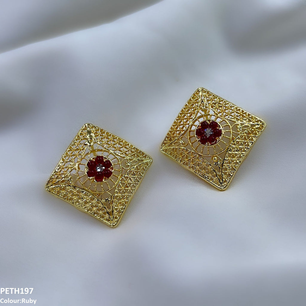 Flower/Square Tops Pair