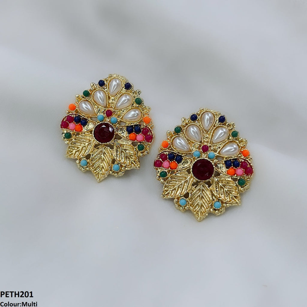 Leaf Pearl Tops Pair