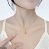 Anchor Pendant With Chain