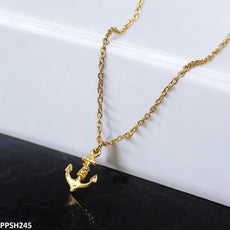 Anchor Pendant With Chain