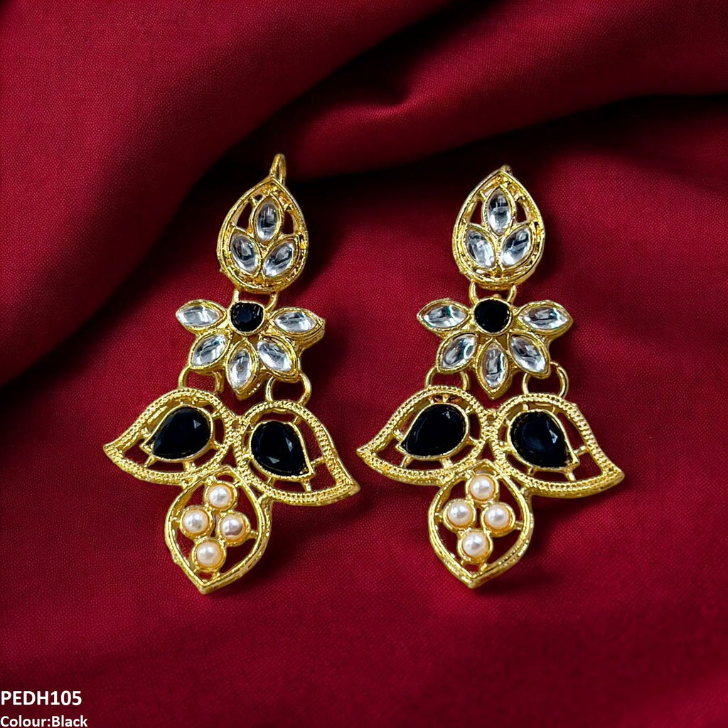 Double Eye Drop Earrings