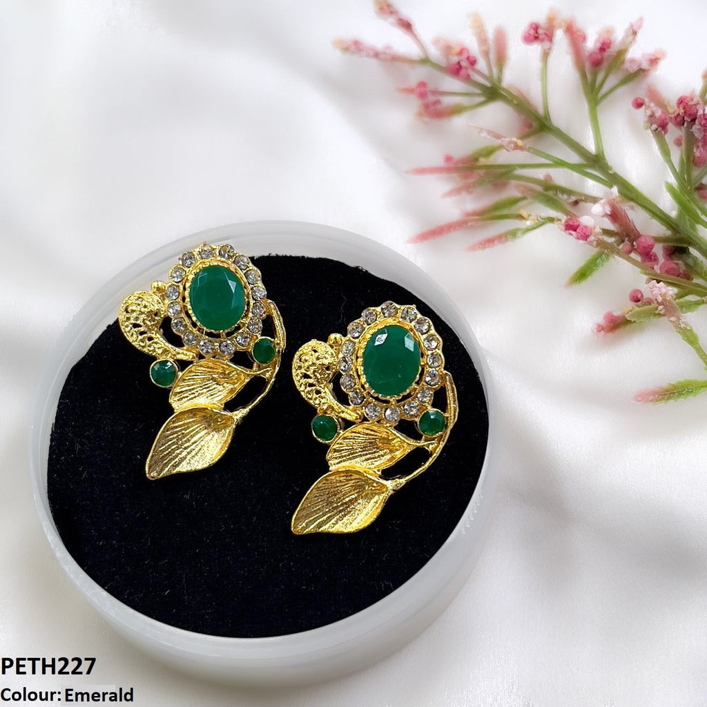 Double Leaf Oval Tops Pair