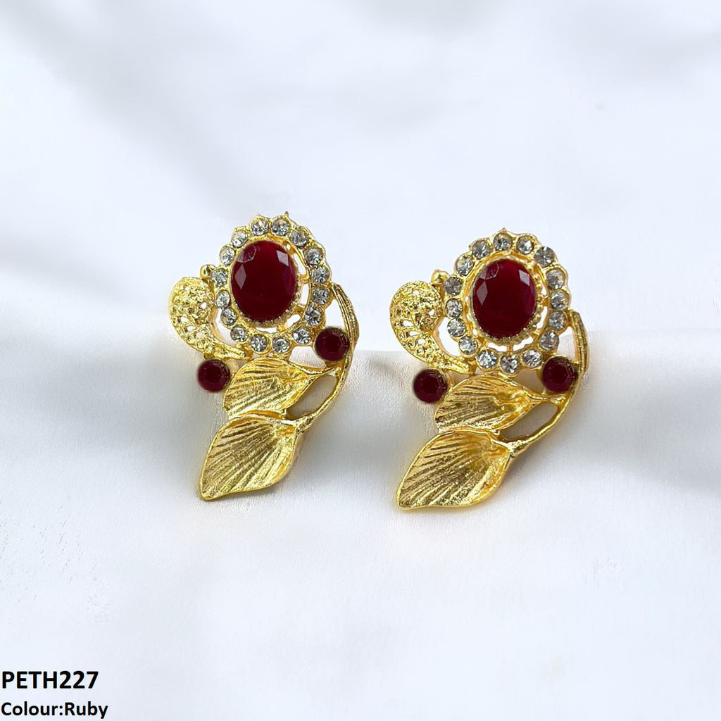 Double Leaf Oval Tops Pair