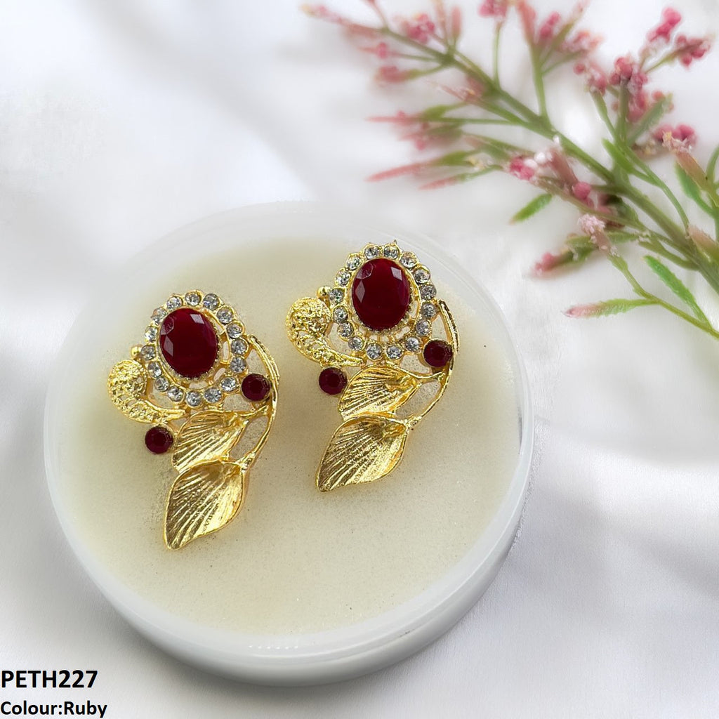 Double Leaf Oval Tops Pair