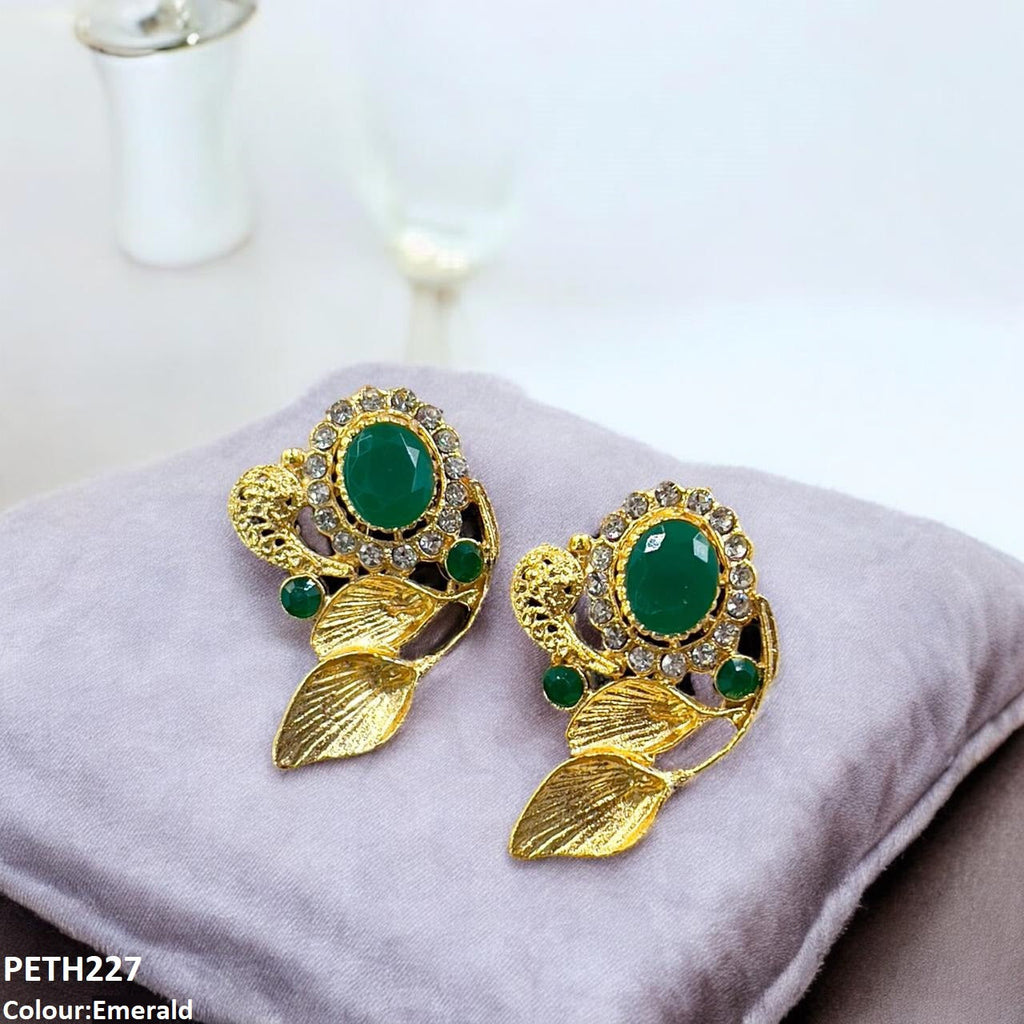 Double Leaf Oval Tops Pair