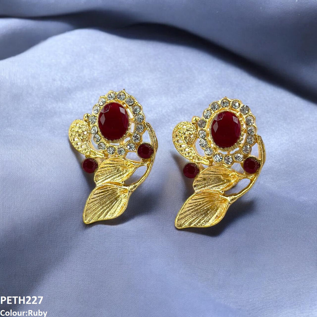 Double Leaf Oval Tops Pair