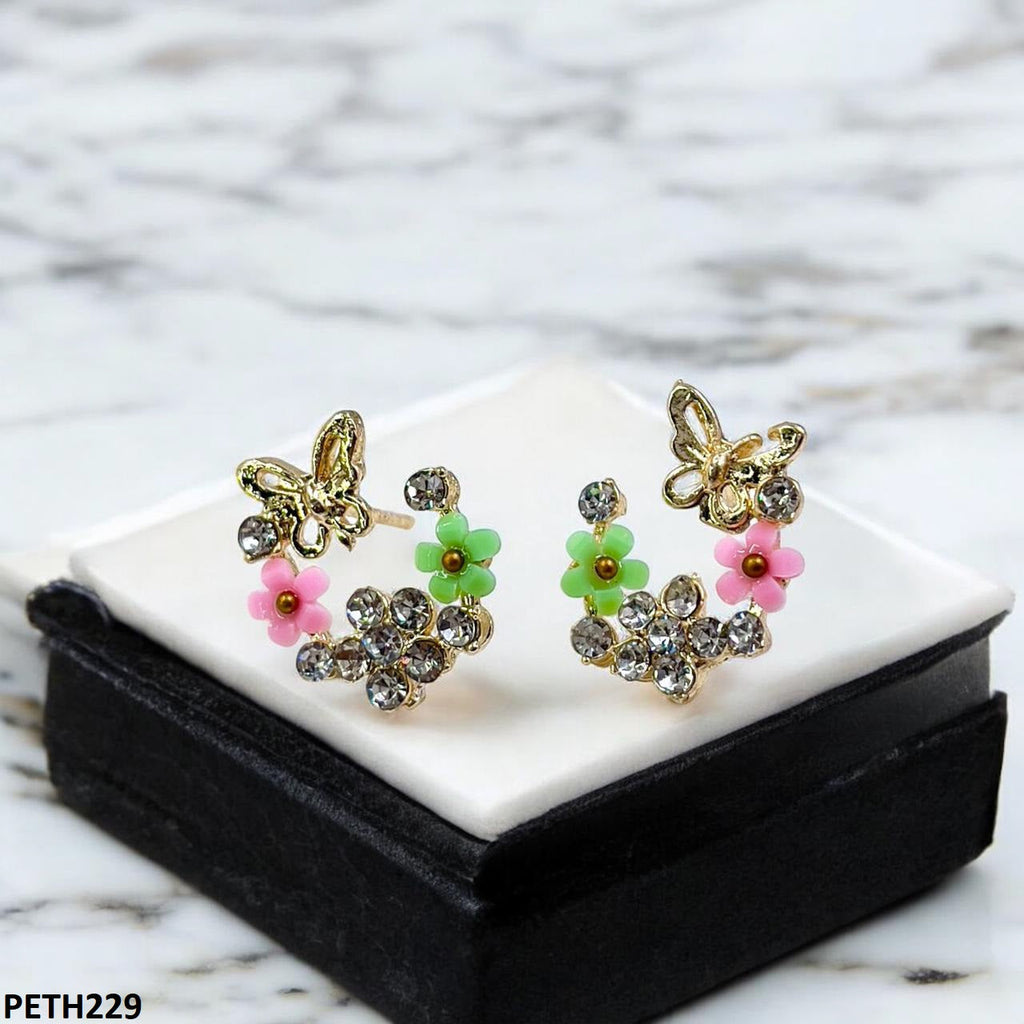 Flower/Butterfly Tops Pair