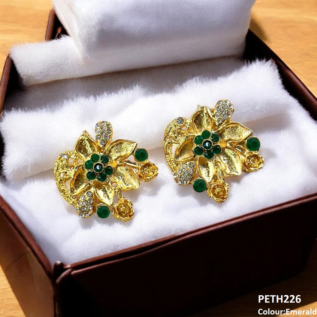 Leaf Flower Tops Pair