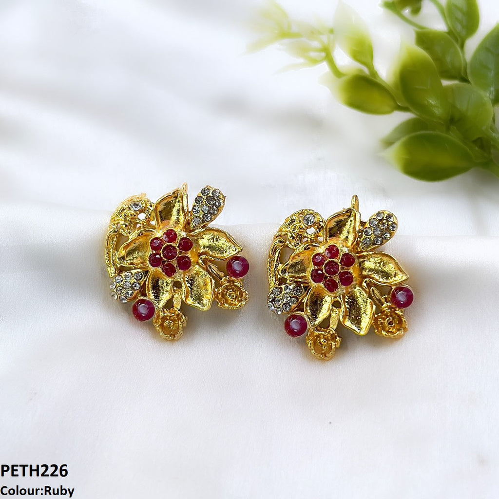 Leaf Flower Tops Pair