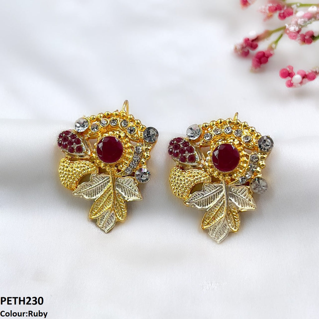 Round/Leaf Tops Pair