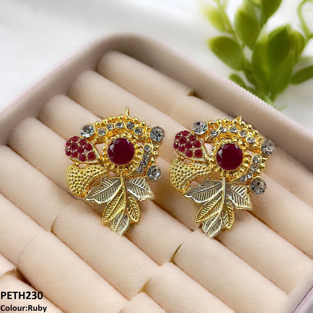 Round/Leaf Tops Pair