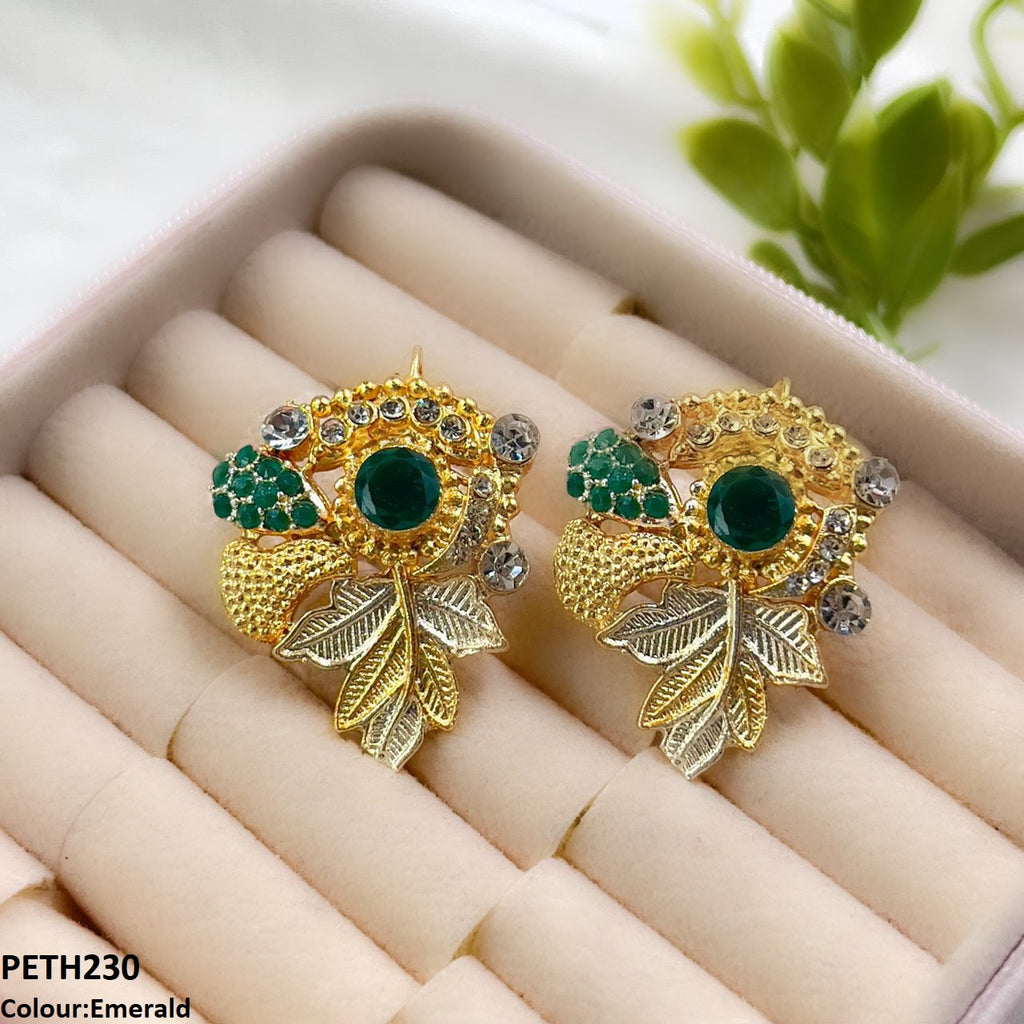 Round/Leaf Tops Pair