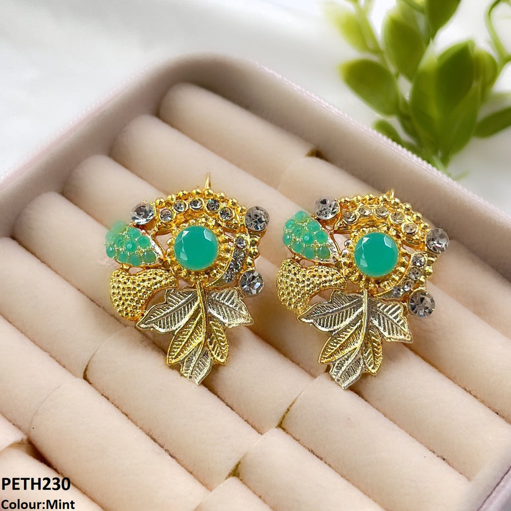 Round/Leaf Tops Pair