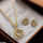 Double 6 Twisted Pendent Set
