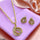 Double 6 Twisted Pendent Set