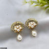 Shell Pearl Drop Earrings