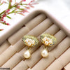 Shell Pearl Drop Earrings
