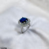 Oval Layered Ring Adjustable