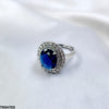 Oval Layered Ring Adjustable