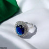 Oval Layered Ring Adjustable