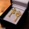 Root Flower Drop Earrings