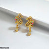 Root Flower Drop Earrings