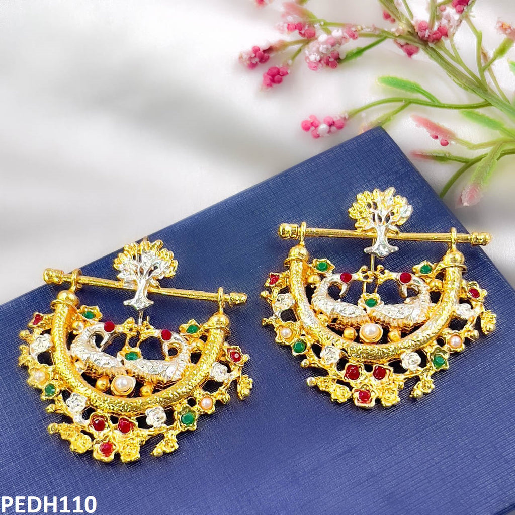 Tree Flower Drop Earrings