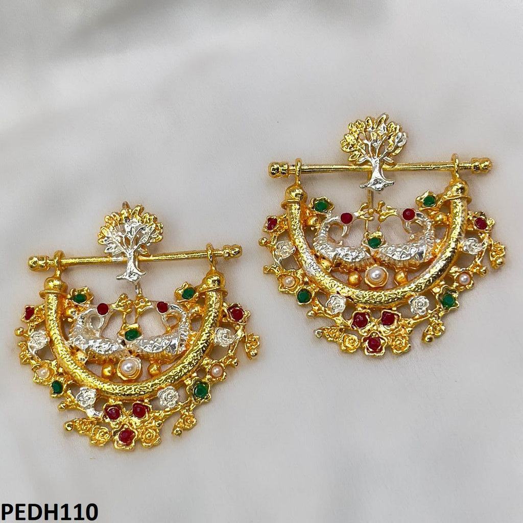Tree Flower Drop Earrings