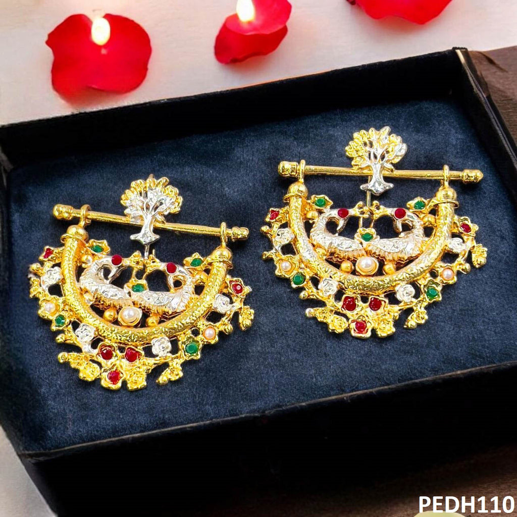 Tree Flower Drop Earrings