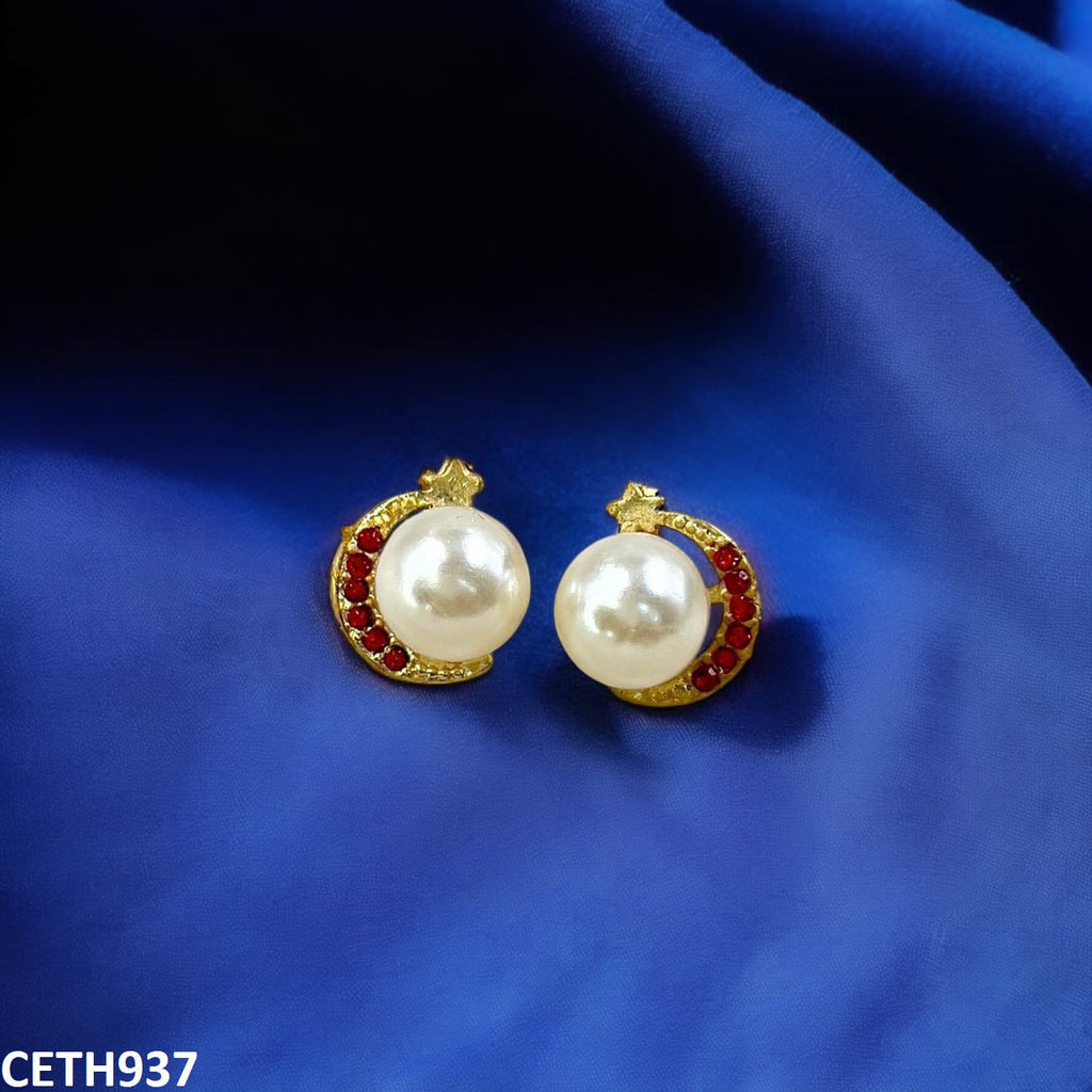 Pearl Round Tops Pair