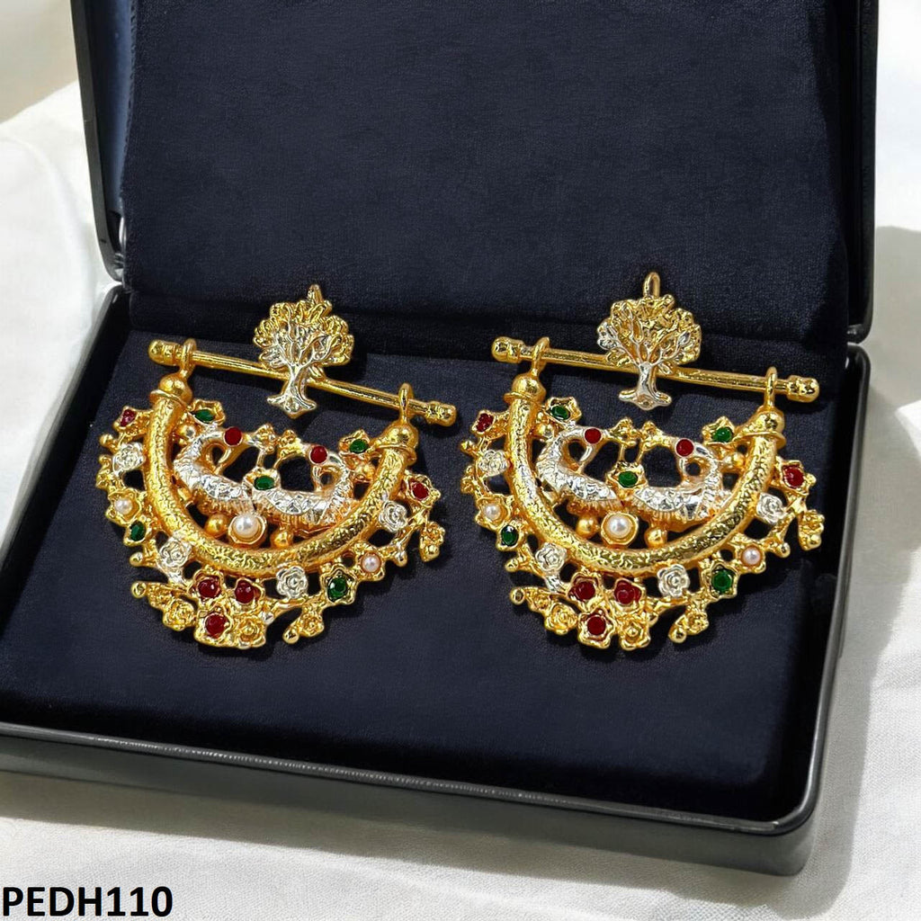 Tree Flower Drop Earrings