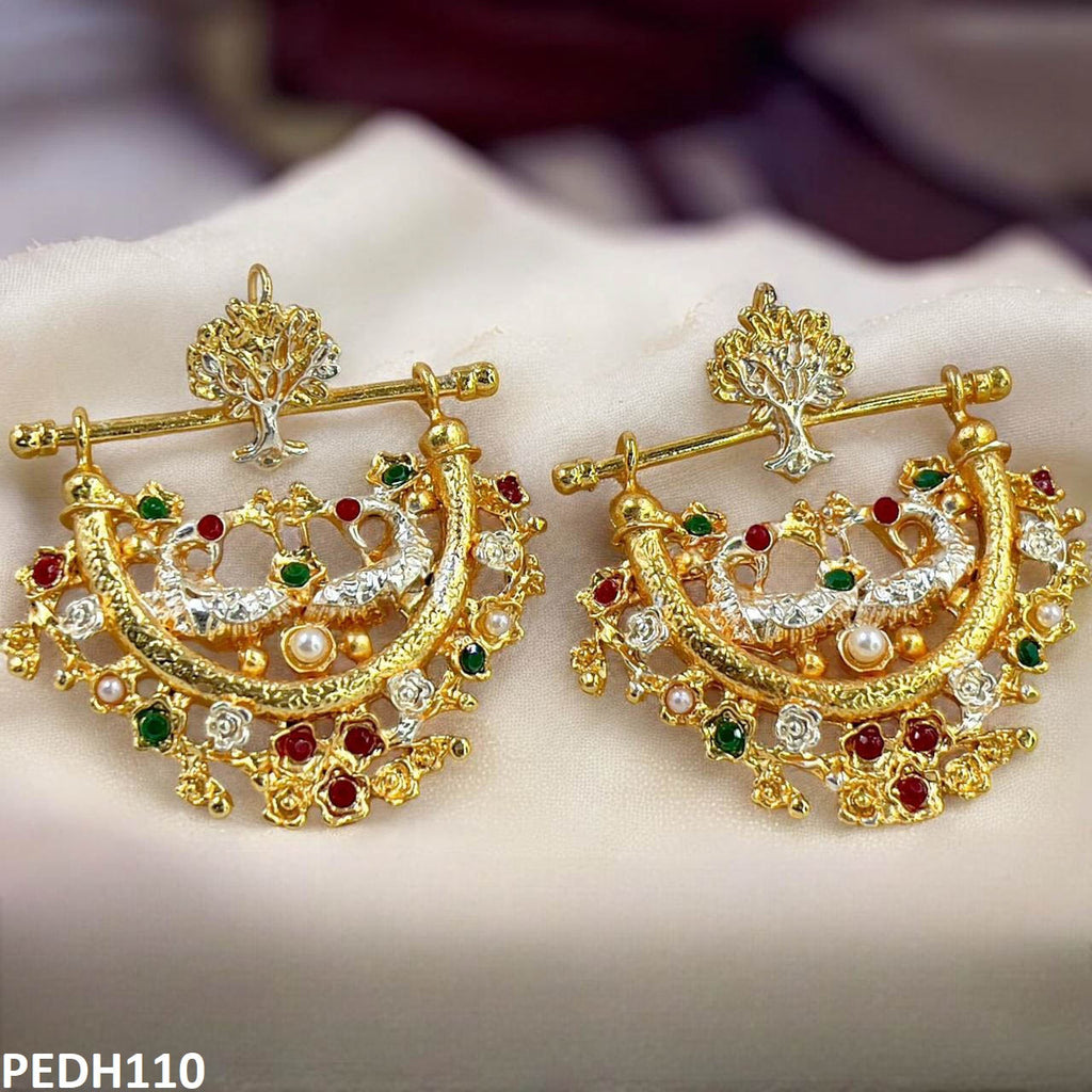Tree Flower Drop Earrings