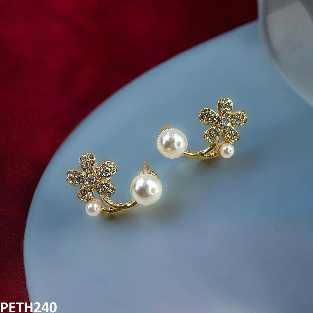 Flower Pearl Tops Pair