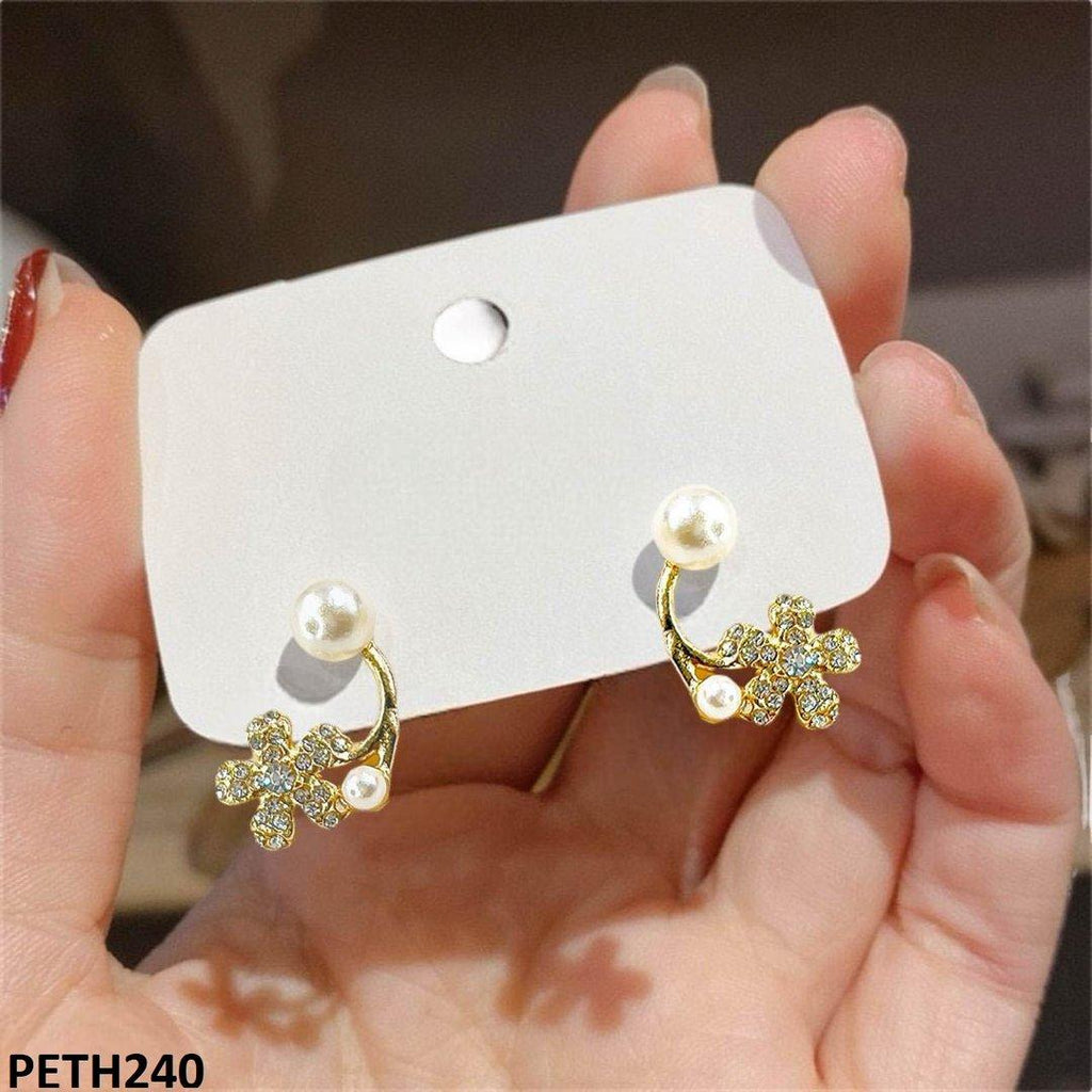 Flower Pearl Tops Pair