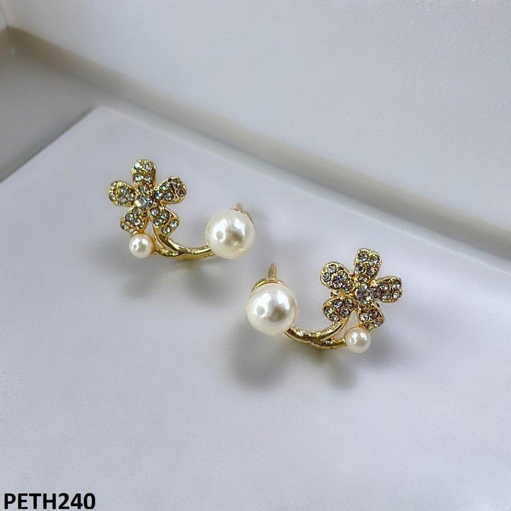 Flower Pearl Tops Pair