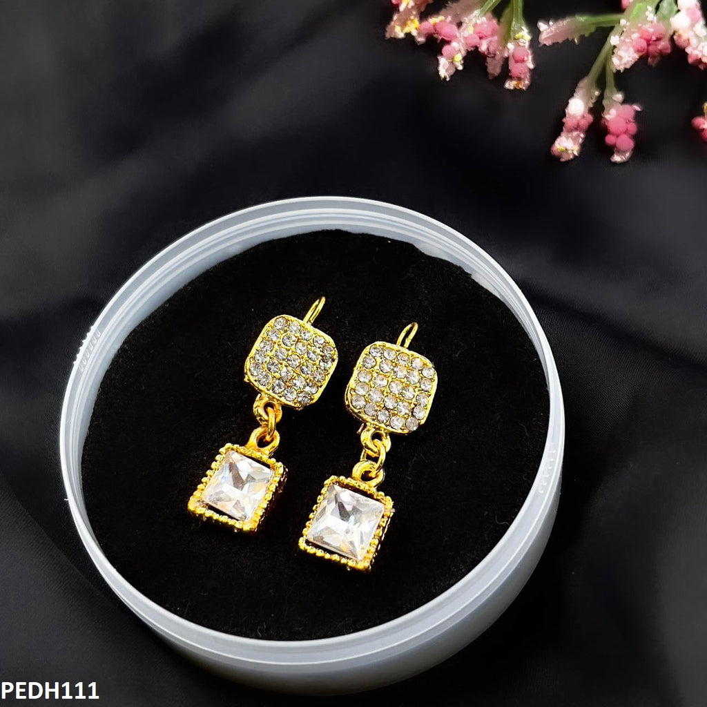 Square Drop Earrings