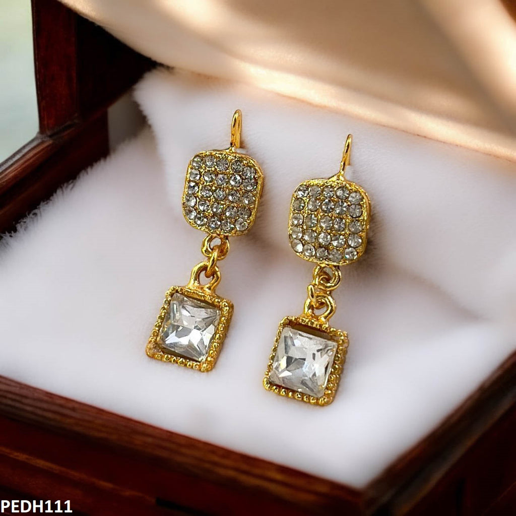 Square Drop Earrings