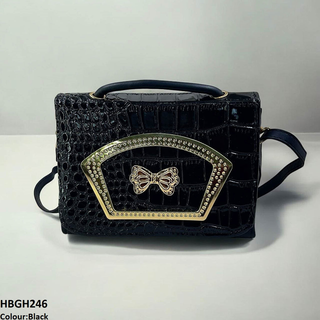 Crocodile Pattern Hand Bag