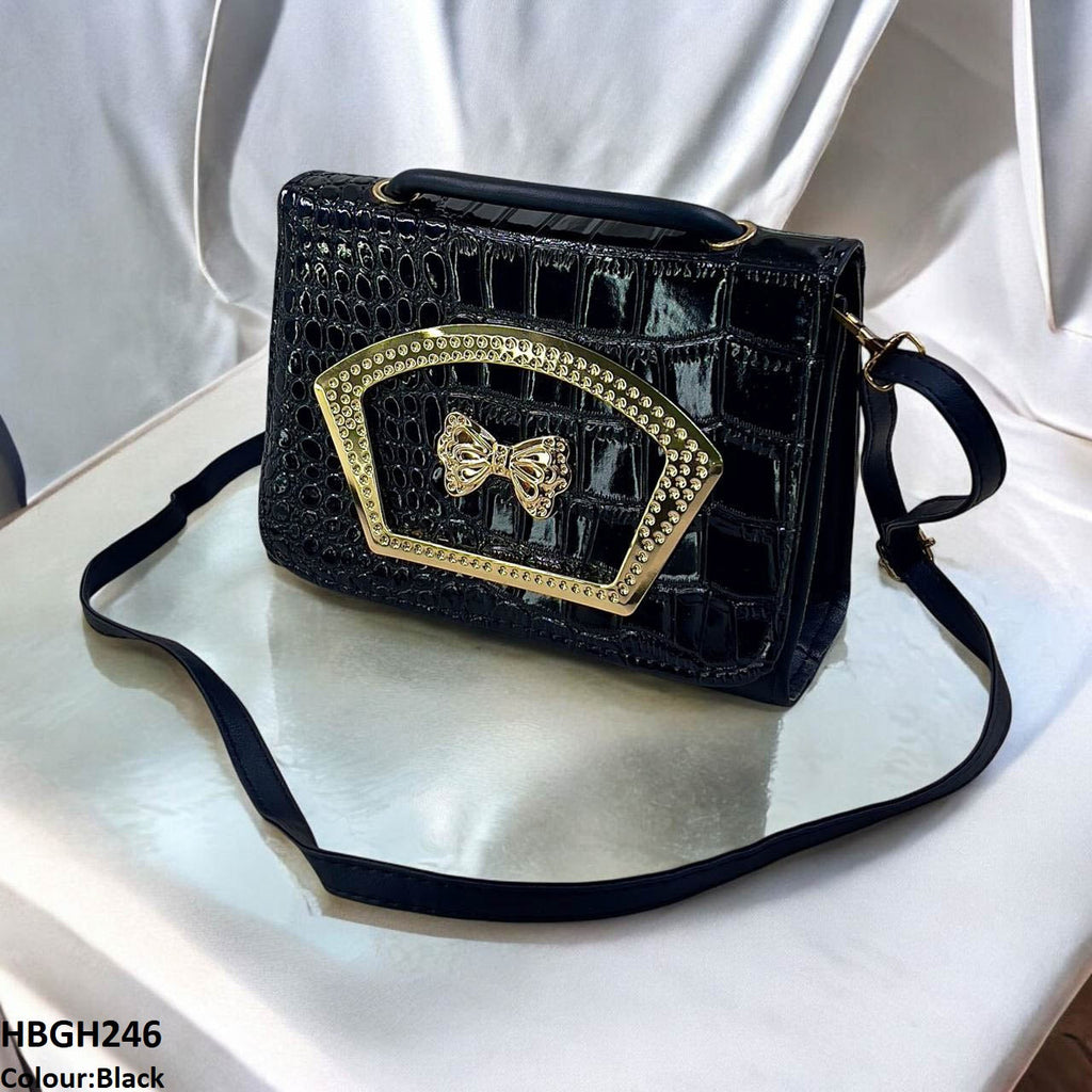 Crocodile Pattern Hand Bag