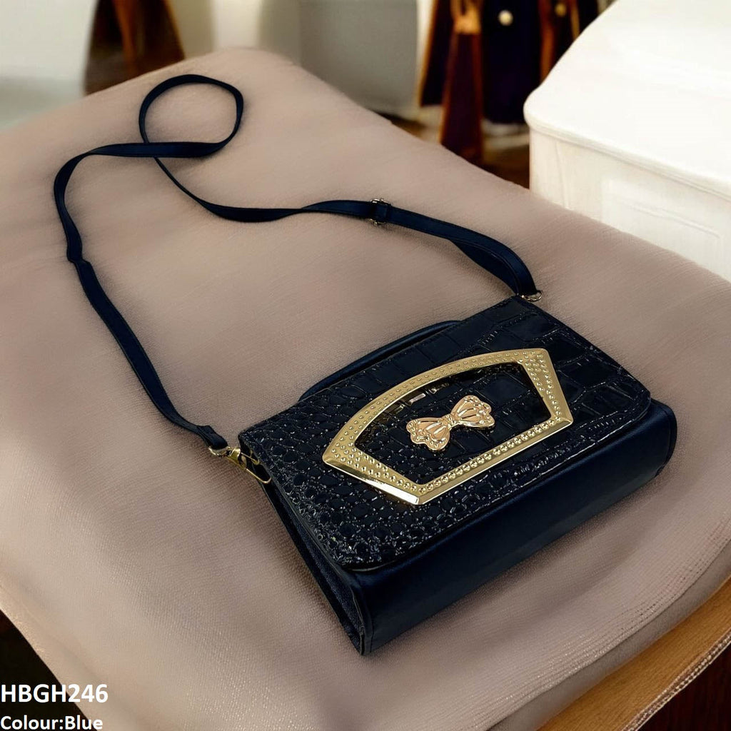 Crocodile Pattern Hand Bag