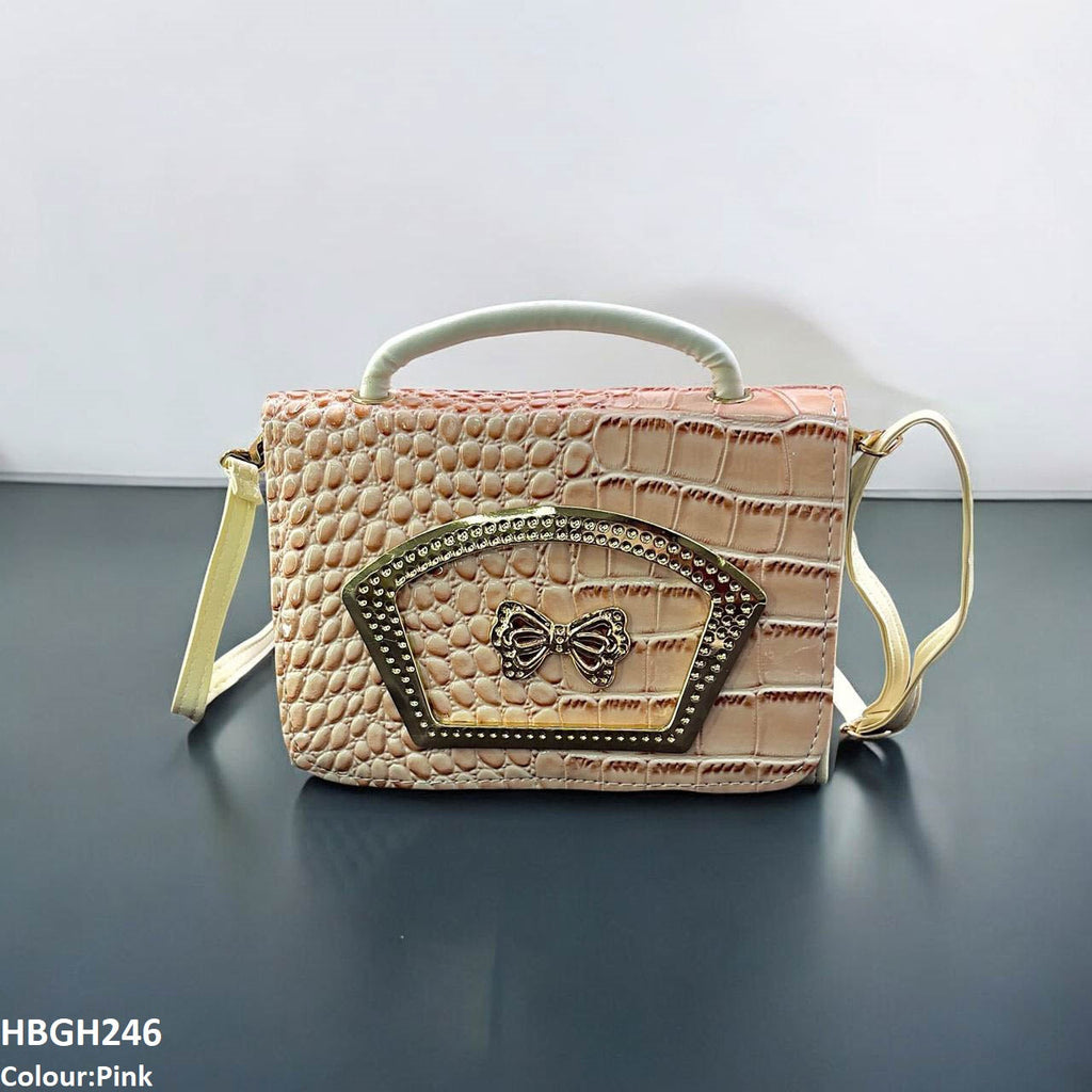 Crocodile Pattern Hand Bag