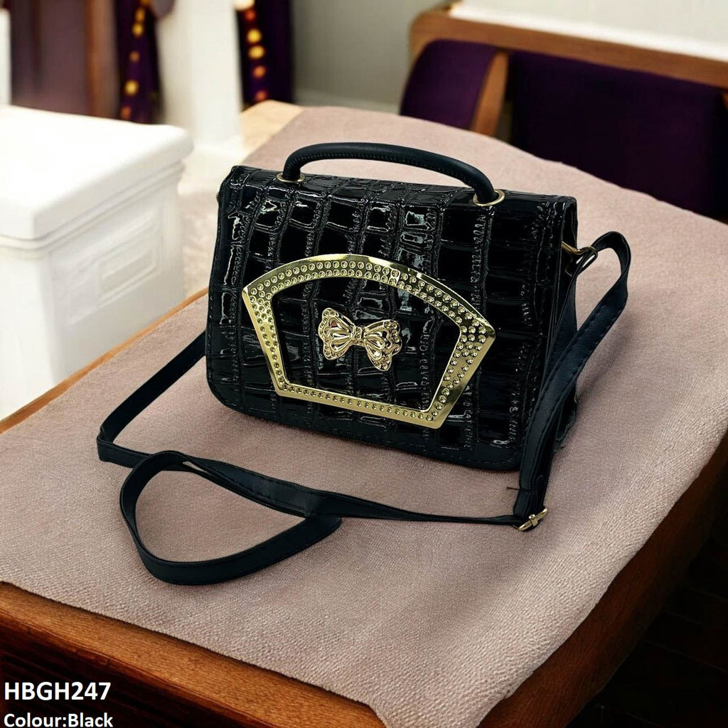 Crocodile Pattern Hand Bag