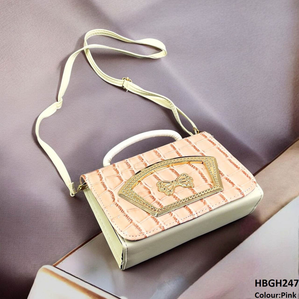 Crocodile Pattern Hand Bag
