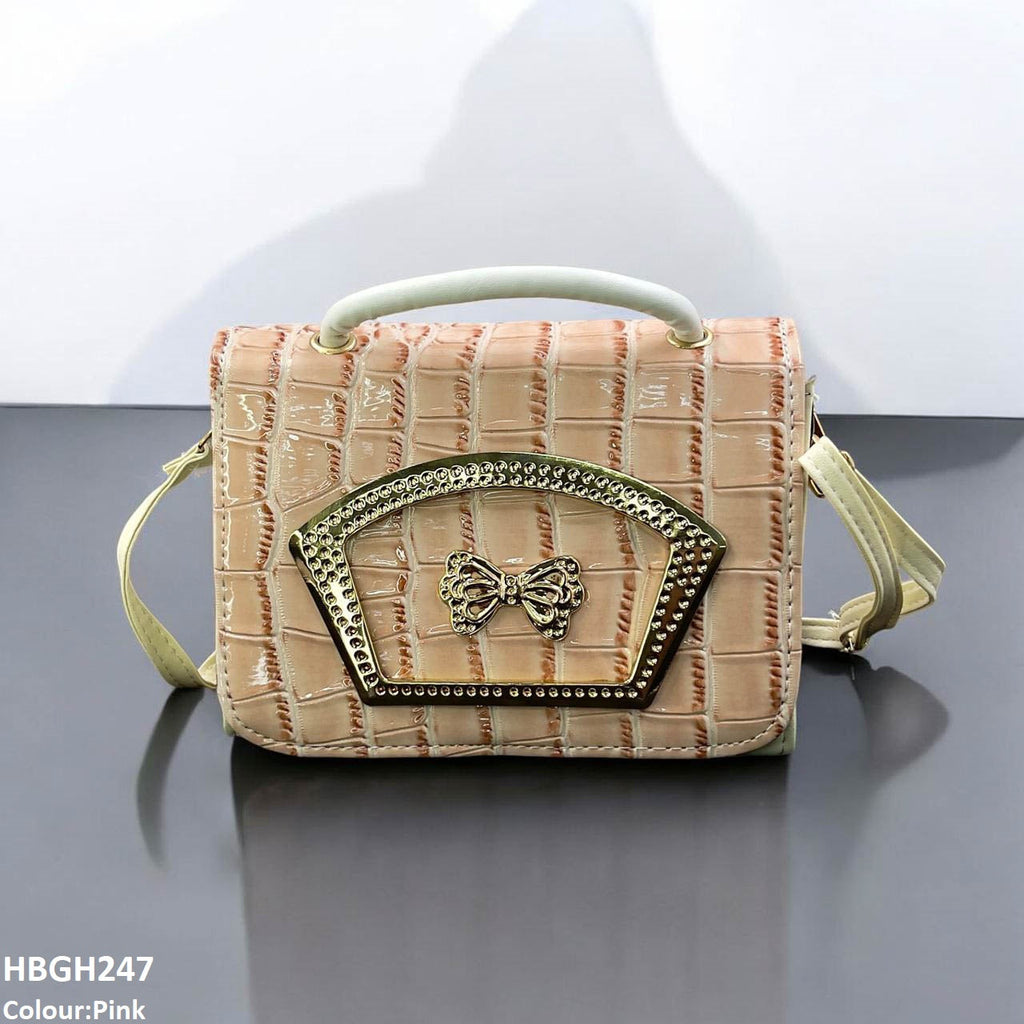 Crocodile Pattern Hand Bag