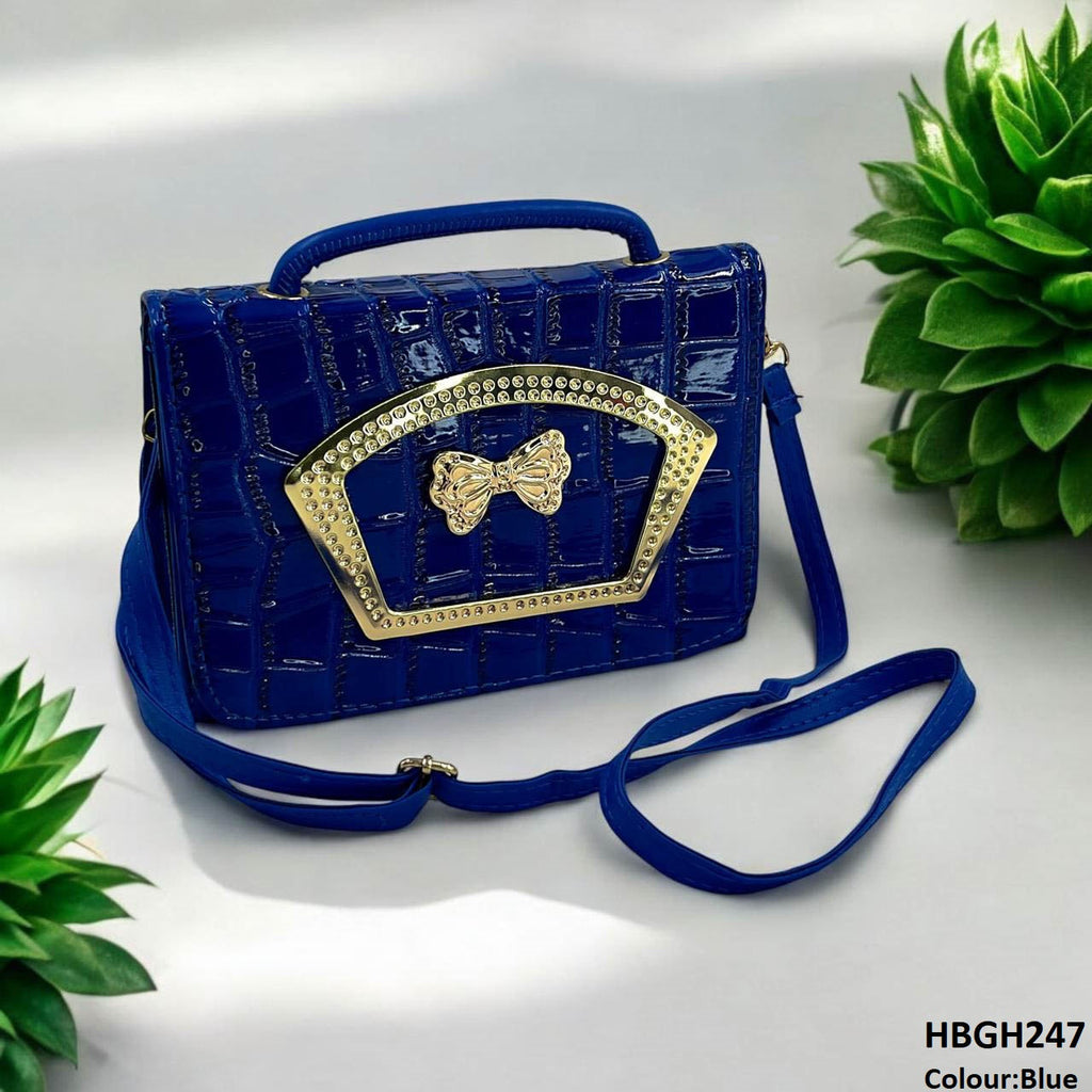Crocodile Pattern Hand Bag