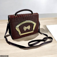 Crocodile Pattern Hand Bag